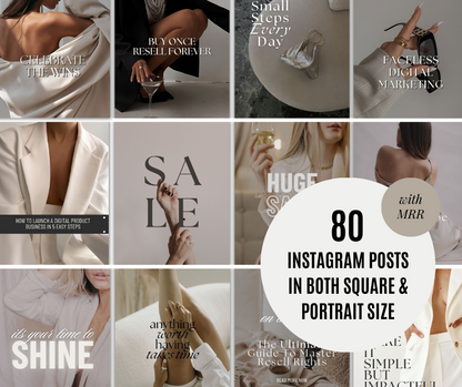 PEYTON | FACELESS INSTAGRAM SOCIAL MEDIA TEMPLATE BUNDLE