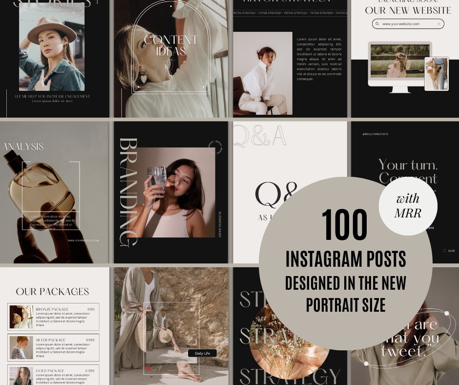 SUTTON | INSTAGRAM SOCIAL MEDIA TEMPLATE BUNDLE