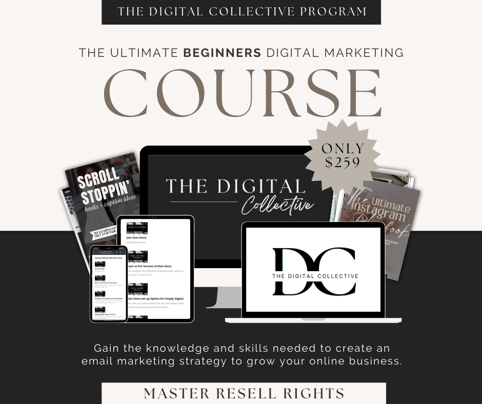 THE DIGITAL COLLECTIVE PROGRAM | ALL-IN-ONE DIGITAL MARKETING STRATEGY