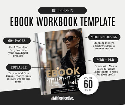 BOLD | EBOOK & WORKBOOK CANVA TEMPLATE - The MRR Collective