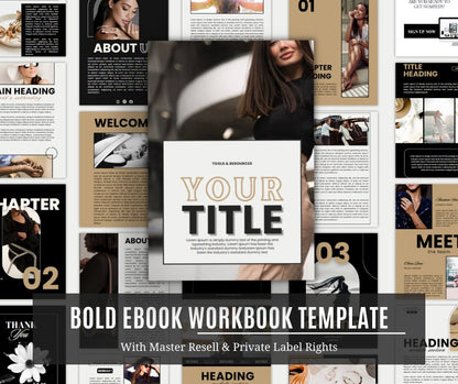 BOLD | EBOOK & WORKBOOK CANVA TEMPLATE - The MRR Collective