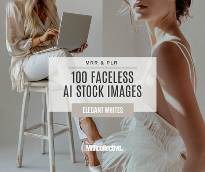 ELEGANT WHITES | FACELESS AESTHETIC STOCK IMAGE COLLECTION - The MRR Collective