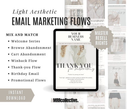 EMAIL MARKETING FLOW TEMPLATES (2 Options) - The MRR Collective