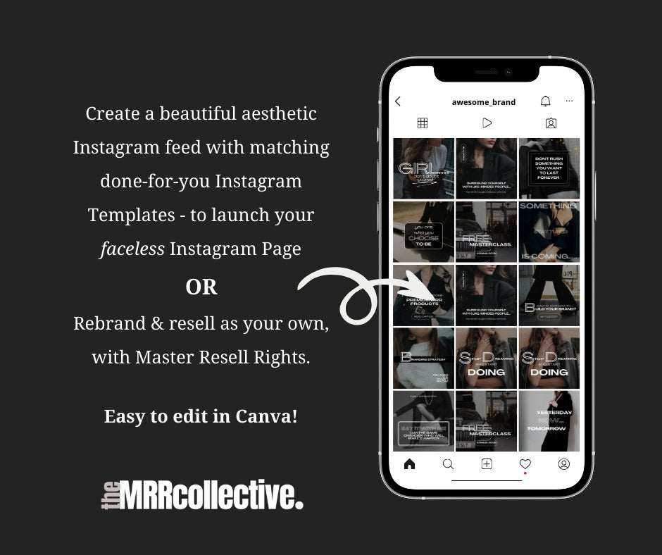 FACELESS SOCIAL MEDIA LAUNCH KIT BUNDLE (2 options) - The MRR Collective