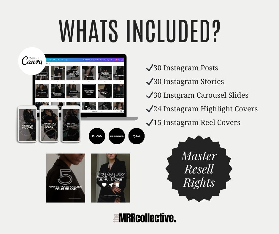 FACELESS SOCIAL MEDIA LAUNCH KIT BUNDLE (2 options) - The MRR Collective