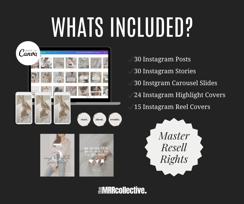 FACELESS SOCIAL MEDIA LAUNCH KIT BUNDLE (2 options) - The MRR Collective