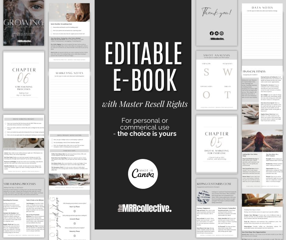 HOW TO GROW YOUR ONLINE BUSINESS E - BOOK - The MRR Collective