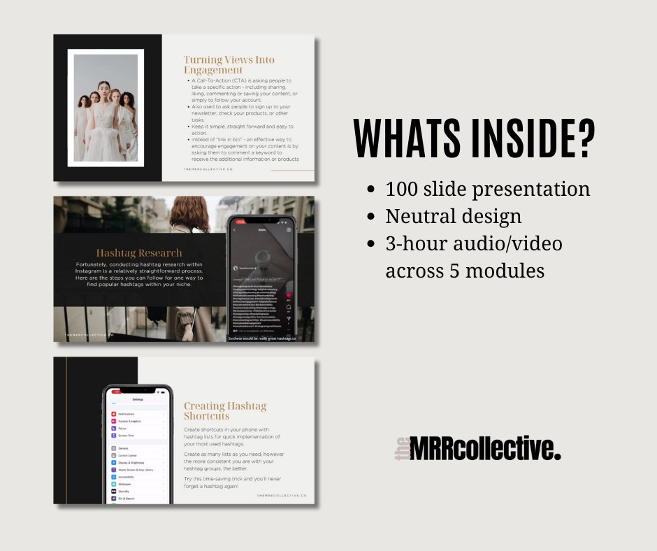 INSTAGRAM GROWTH SECRETS MINI COURSE - The MRR Collective