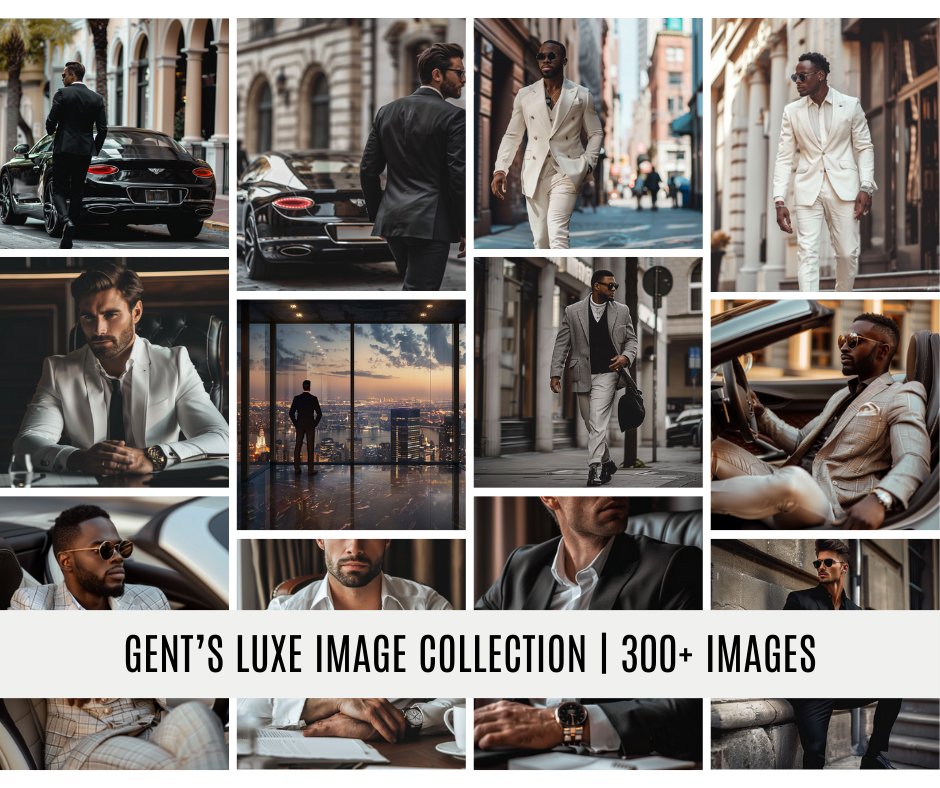 LUXE GENTS | STOCK IMAGE COLLECTION - The MRR Collective