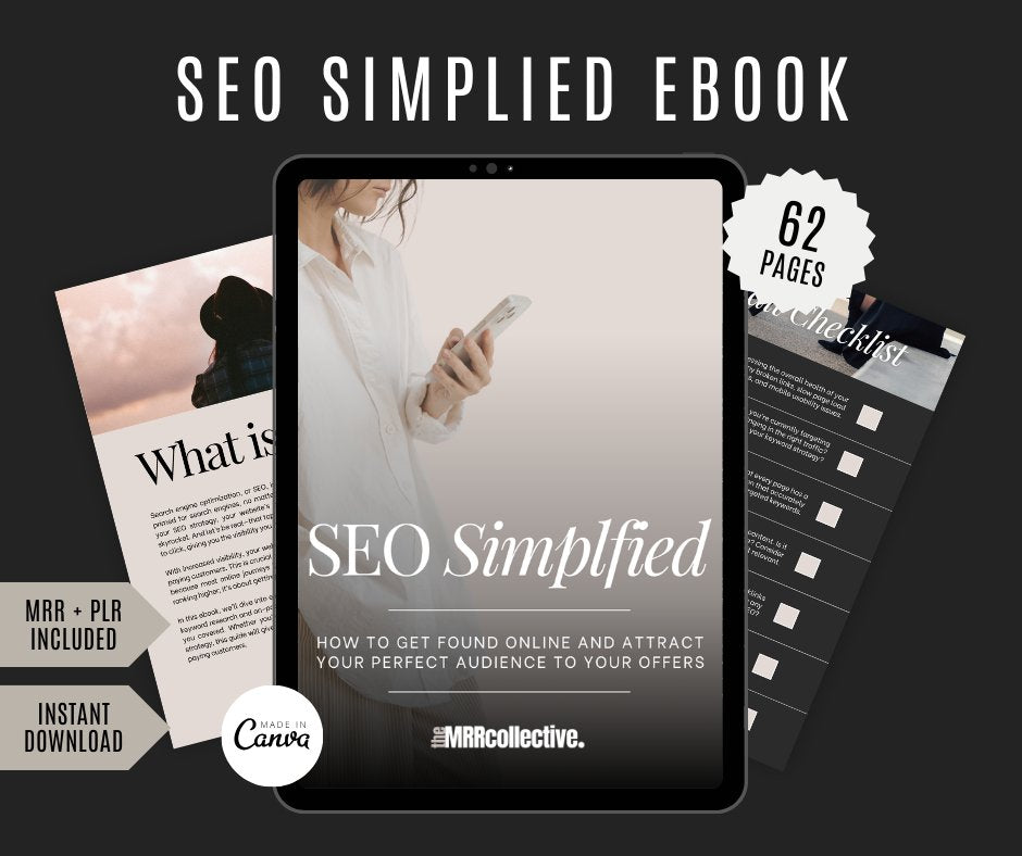 SEO SIMPLIFIED EBOOK - The MRR Collective