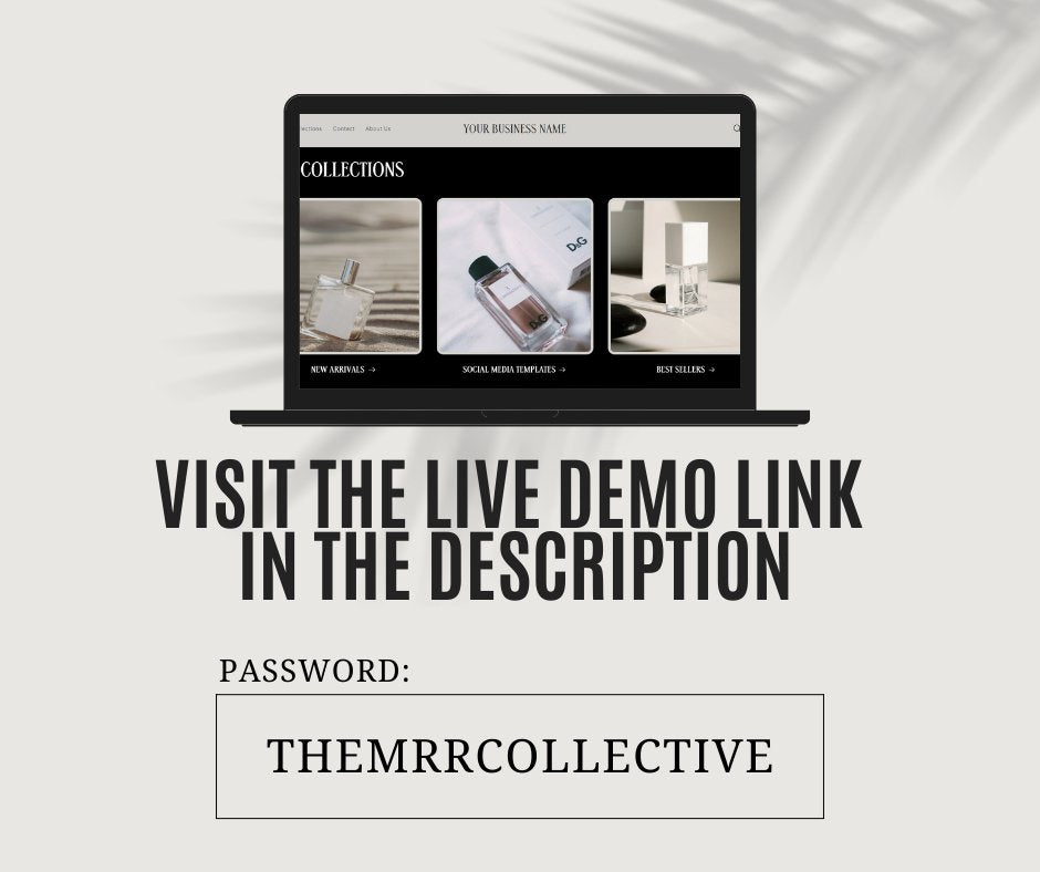 SHOPIFY 2.0 WEBSITE THEME TEMPLATE | LUXURY DARK AESTHETIC - The MRR Collective