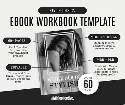 STYLISH | EBOOK & WORKBOOK CANVA TEMPLATE - The MRR Collective