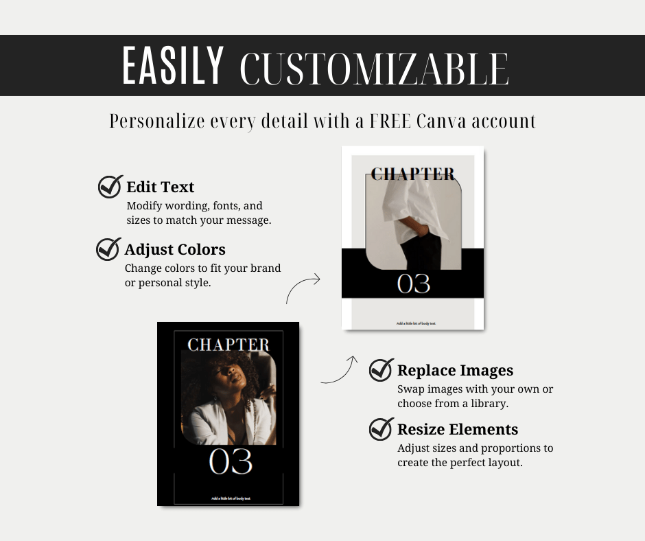 STYLISH | EBOOK & WORKBOOK CANVA TEMPLATE - The MRR Collective