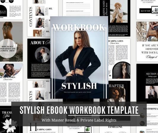 STYLISH | EBOOK & WORKBOOK CANVA TEMPLATE - The MRR Collective